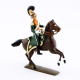 Figurine d'officier des chevau-léger 2ème rgt (plastron orange) (1812).