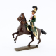 Figurine d'officier des chevau-léger 3ème rgt (plastron rose) (1812) CBG Mignot.