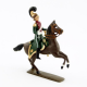 Figurine d'officier des chevau-léger 4ème rgt (plastron cramoisi) (1812) CBG Mignot.