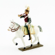 Figurine de trompette des chevau-léger 4ème rgt (plastron cramoisi) (1812) CBG Mignot.