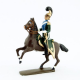 Figurine d'officier des chevau-léger 5ème rgt (plastron bleu) (1812) CBG Mignot.