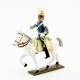 Figurine CBG Mignot de trompette des chevau-léger 5ème rgt (plastron bleu) (1812).