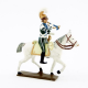 Figurine CBG Mignot de trompette des chevau-léger 5ème rgt (plastron bleu) (1812).