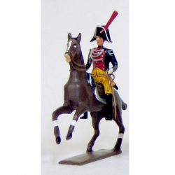 Figurine d'officier de la gendarmerie impériale a cheval (1803) CBG Mignot.