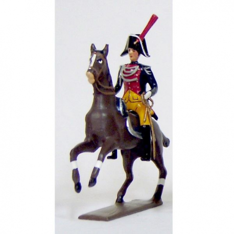 Figurine d'officier de la gendarmerie impériale a cheval (1803) CBG Mignot.