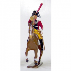 Figurine CBG Mignot de trompette de la gendarmerie impériale a cheval (1803).