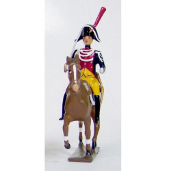 Figurine CBG Mignot de cavalier de la gendarmerie impériale a cheval (1803).