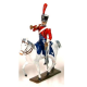 Figurine de trompette des chevau-léger lanciers-gendarmes a cheval (1804) CBG Mignot.