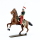 Figurine CBG Mignot d'officier des mameluks à cheval (1810).