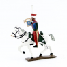 Figurine de trompette des mameluks à cheval (1810) CBG Mignot.