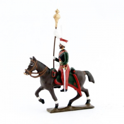 Figurine CBG Mignot de porte-toug des mameluks à cheval (1810).