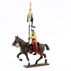 Figurine de chapeau-chinois des mameluks à cheval (1810) CBG Mignot.