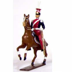 Figurine d'officier du 1er régiment de lanciers (polonais) (1812) CBG Mignot.