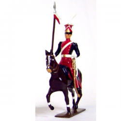Figurine de cavalier du 1er régiment de lanciers (polonais) (1812) CBG Mignot.