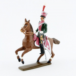 Figurine d'officier des lanciers de berg (1809) CBG Mignot.