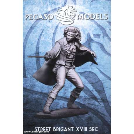 Figurine Pegaso Models, duel au XVII-XVIIIème siècle 75mm.
