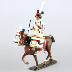 Figurine de Timbalier des Éclaireurs CBG Mignot.