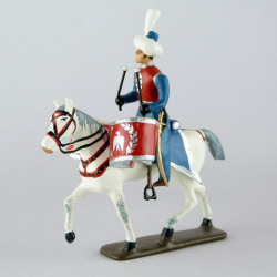 Figurine de Timbalier des Hussards CBG Mignot.
