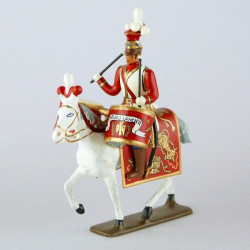 Figurine de Timbalier des Chevau-Lanciers CBG Mignot.