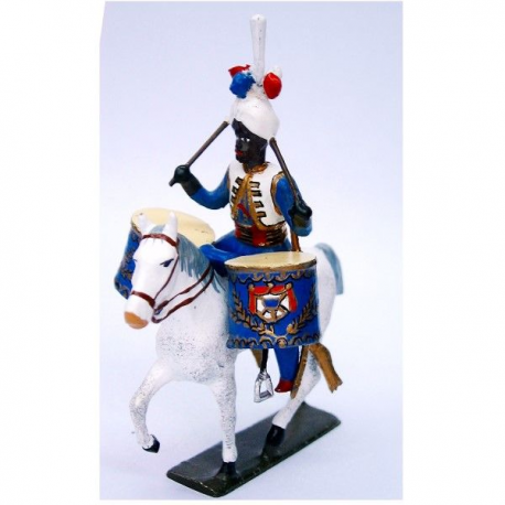 Figurine de Timbalier des Dragons de l'Impératrice ( 0212A Mus) CBG Mignot.