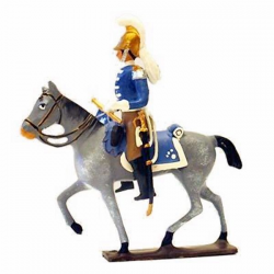 Figurine de trompette des Carabiniers CBG Mignot.