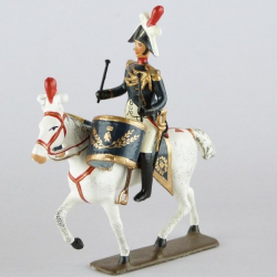 Figurine CBG Mignot de Timbalier des Grenadiers de la Garde à cheval.