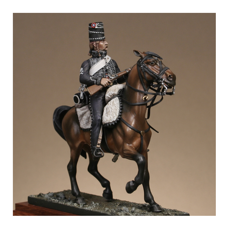 Figurine Le Hussard du Marais Diorama Carolingien Très belle peinture à  l'huile