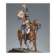 Figurine de Porte-aigle du 9e régiment de hussards 1809 Metal Modeles.