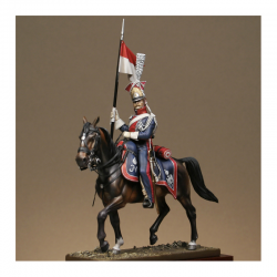 Figurine de Chevau-léger polonais de la garde 1810 Metal Modeles.