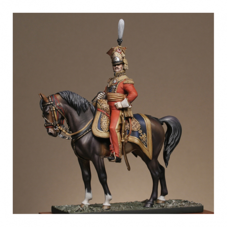 Figurine du Général Edouard de Colbert 1813 Metal Modeles.