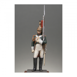Figurine de Dragon de la Garde Impériale en surtout 1808 Métal Modèles.