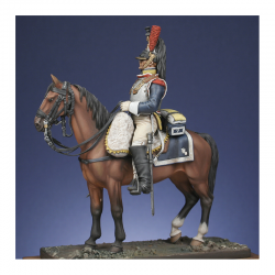 Figurine Métal Modeles de Cuirassier du 7ème rgt. 1805 54mm.