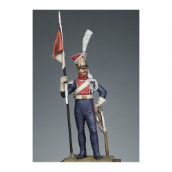 Figurine Métal Modeles de Chevau - léger polonais de la Garde 1813mm 54mm.