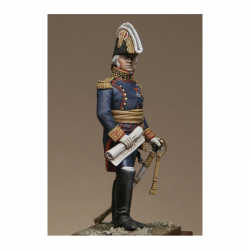 Figurine 54mm de Général Lariboisière Métal Modeles.