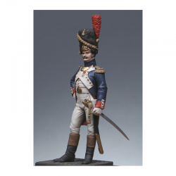 Figurine d'Officier de grenadiers à pied de la garde 1809 Métal Modeles.