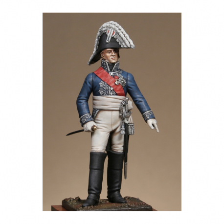 Figurine du Général Caulaincourt grand écuyer 1809 Metal Modeles.