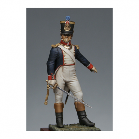 Figurine Metal Modeles d'Officier d'infanterie de ligne 1812.