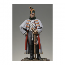 Figurine Métal Modèles de Dragon de la Garde Impériale en manteau 1813.