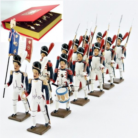 Figurines de  Grenadiers de la Garde, coffret de 12 figurines CBG Mignot.