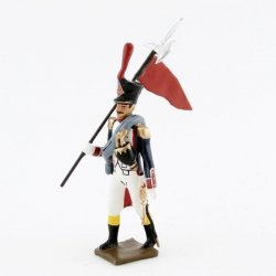 Figurine de 2ème Porte Aigle (Rouge) des fusiliers saint cyr (1812) CBG Mignot.