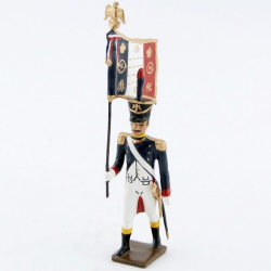 Figurine de drapeau des voltigeurs de la garde (1812) CBG MIGNOT.