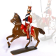 Figurine d'officier du 2e rgt de chevau-legers lanciers (hollandais), lanciers rouges (1812 ) CBG Mignot