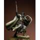 Figurine de chevalier croisé du XII-XIIIeme siècle 75mm Pegaso Models RESINE.