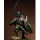 Figurine de chevalier croisé du XII-XIIIeme siècle 75mm Pegaso Models RESINE.