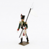 Figurine CBG Mignot de 3e porte-aigle des flanqueurs-chasseurs de la garde (1811).