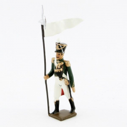 Figurine CBG Mignot de 3e porte-aigle des flanqueurs-grenadiers de la garde (1813).