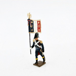 Figurine CBG Mignot de drapeau du génie de la garde (1812).