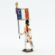 Figurine de drapeau du 3e rgt de grenadiers de la garde (ex-hollandais) (1812) CBG Mignot.