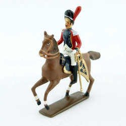 Figurine d'officier à cheval des grenadiers du 4e régiment suisse (1812) CBG Mignot.