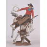 Figurine Andrea 54mm Bronco Buster ,Figurine Peinte 